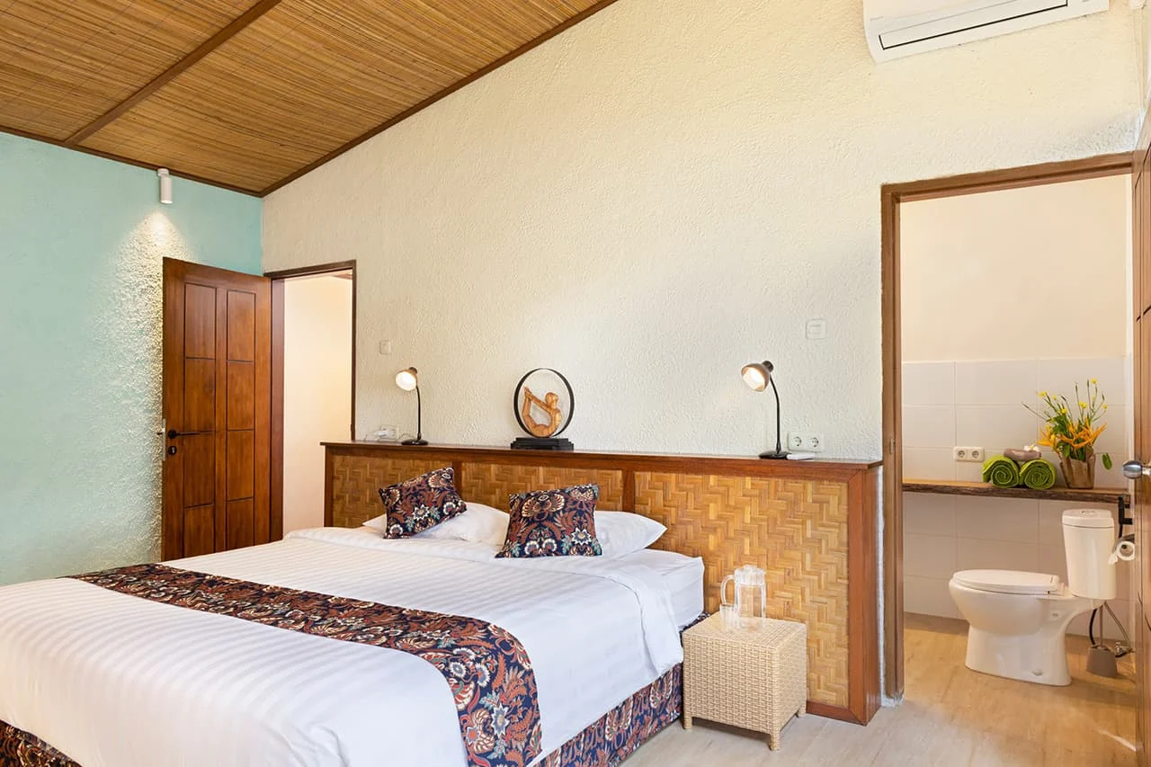 Bungalow interior at Thalassa Dive & Wellbeing Resort Manado